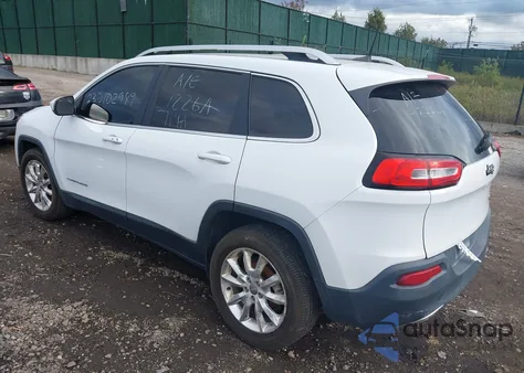 2016 Jeep Cherokee Limited из США, поврежденный, VIN 1C4PJLDBXGW200528